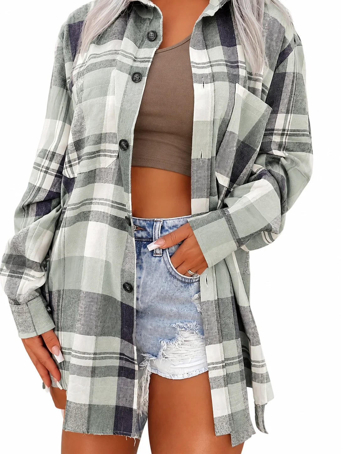 Amélie | Plaid Vintage Overshirt