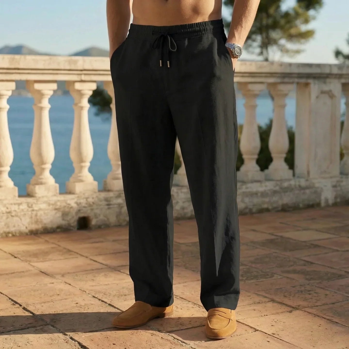 Eclaré Linen Beach pants