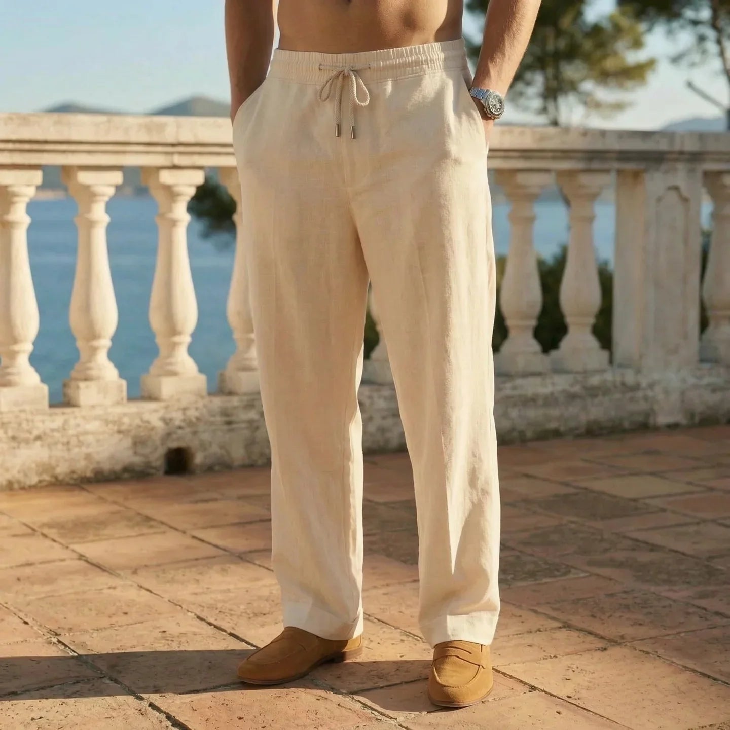 Eclaré Linen Beach pants