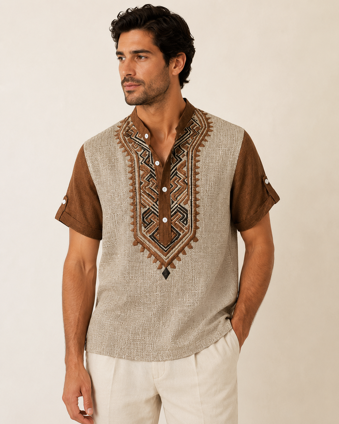 Valmont | Boho Premium Linen Shirt