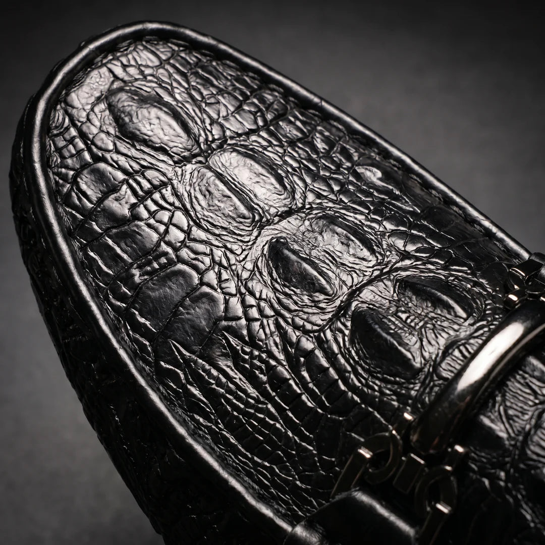 Valmont | Gator-Embossed Loafer