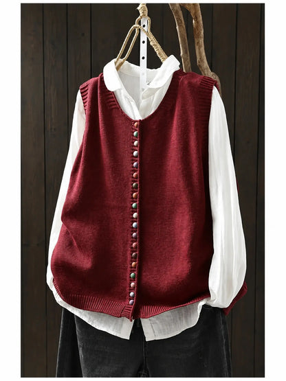 Penrose Knitted Waistcoat