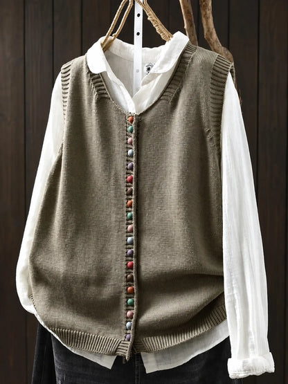 Penrose Knitted Waistcoat