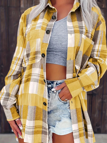 Amélie | Plaid Vintage Overshirt